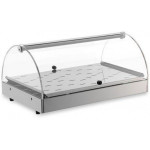 Heated countertop display TP Model VB51R Sides and doors in plexiglass Power 500 W
