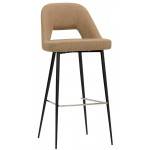 Indoor stool TESR Powder coated metal frame, fabric or synthetic leather Model 1617-TOP10 DIFFERENT COLOURS