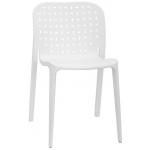 Stackable outdoor chair TESR Polipropylene frame with fiberglass Model 1501-9D various colours