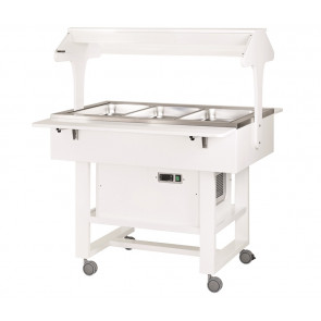 Wooden refrigerated trolley Model CLR2786NBT