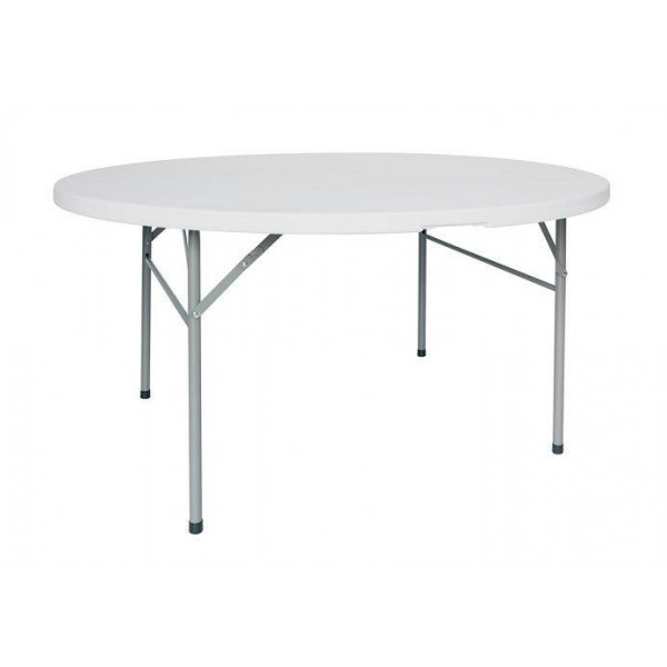 Indoor table TESR Foldable powder coated metal frame Polyethylene foldable top Model 985-Z154