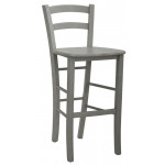 Indoor stool TESR Frame and seat in beech wood Model 1258-G04L