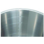 Secchio con base graduata in acciaio inox Capacità Lt 15 Dimensioni ø cm. 32,5x32,5h Modello 353-015