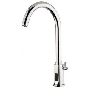 Electronic basin mixer, one hole with swinging high spout (H=200MM) MNL Model ZEUS004 BATTERY/POWER