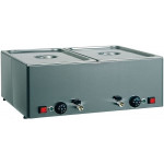 Heated tables Bain-marie Model BMV31 Capacity 3 containers GN1/1 different temperatures