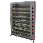 Gas vertical rotisserie ENG Model ELBA48PG Capacity N.48 Chickens N.8 stainless steel tubular spits 12 x 12 mm