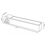 Refrigerated ingredients display case TCN Containers capacity GN various sizes Power kW 0,07 Model PICO