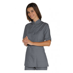 Woman Portofino blouse SHORT SLEEVE 65% Polyester 35% Cotton FUCHSIA in different sizes Model 002860M