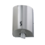 Satin Stainless steel 201 Center pull towel paper dispenser MDL - Model BRINOX SPIRAL 110525