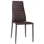 Stackable indoor chair TESR Metal frame Synthetic leather covering Model 948-F503