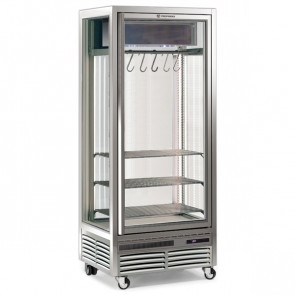 Refrigerated meat dry-ager cabinet Model MEAT 552 Stainless steel grids