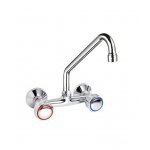 Two holes wall mounted tap - swinging "C" spout L25cm MNL Model R0102010208