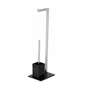Multi-purpose stand Chromed with black base STK Sold in batches of 4 pieces Model SP1407430/A