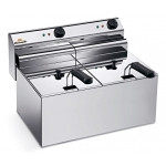 Electric fryer Countertop Model ELDORADO 8X2R with tap