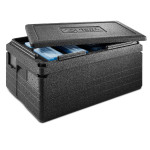 Isothermic container in polypropylene for ice cream carapina ø 20 x 25H Capacity n. 6 carapina Model KRBGE625U