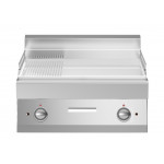 Electric fry top Chromed 2/3 smooth 1/3 striped plate MDLR Model F7070FTECLRT