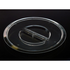 Polycarbonate lid for ice cream carapina Size ø200 Model BGCOPC