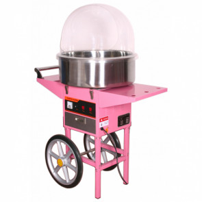 Cotton candy machine with cart Model ZF30 Power 1.03 kW Production 1 every 30 seconds