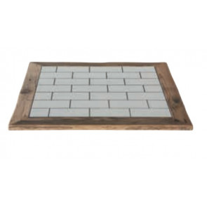 Indoor top TESR laminate tile effect wooden board thickness 20 Model 044-SFB20