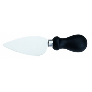 Pavia cheese knife Tempered AISI 420 stainless steel blade with conical sharpening, satin finish.  Handle in rubberized non-toxic material, anti-slip and dishwasher safe. Blade Cm 11 Model CL1221