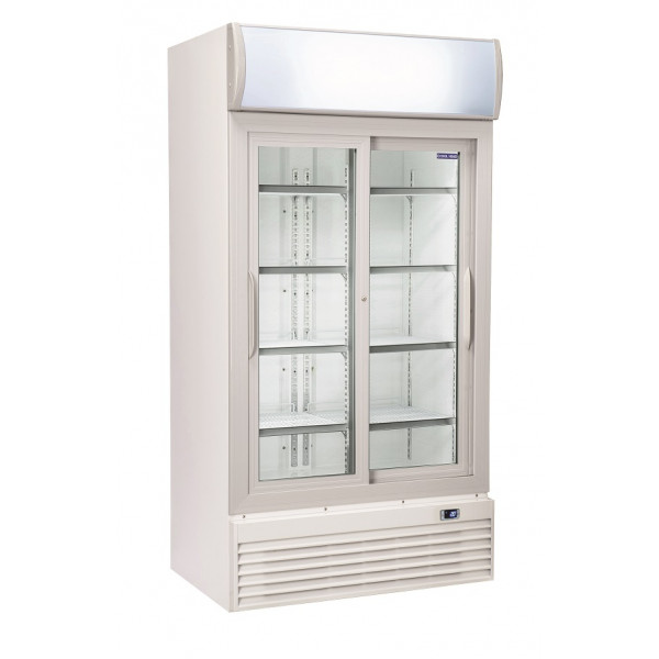 Refrigerated drinks display Model DC800S - 2 sliding doors