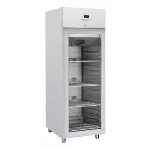 Stainless steel refrigerated cabinet with glass door Model QRG6