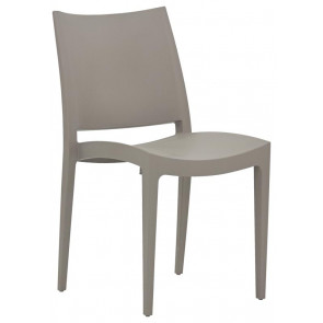 Stackable outdoor chair TESR Polypropylene frame Model 1054-LIB grey
