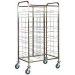 Universal tray trolleys for restaurant Model CA1465PI Side panels in stainless steel