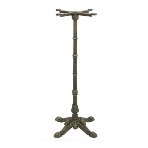 Indoor base TESR Powder coated cast iron frame, bronze look, adjustable feet Model 1353-T11HBR