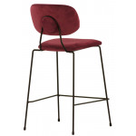 Indoor stool TESR Powder coated metal frame Velvet covering Model 081-FR26 DIFFERENT COLOURS