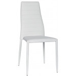 Stackable indoor chair TESR Metal frame Synthetic leather covering Model 948-F503