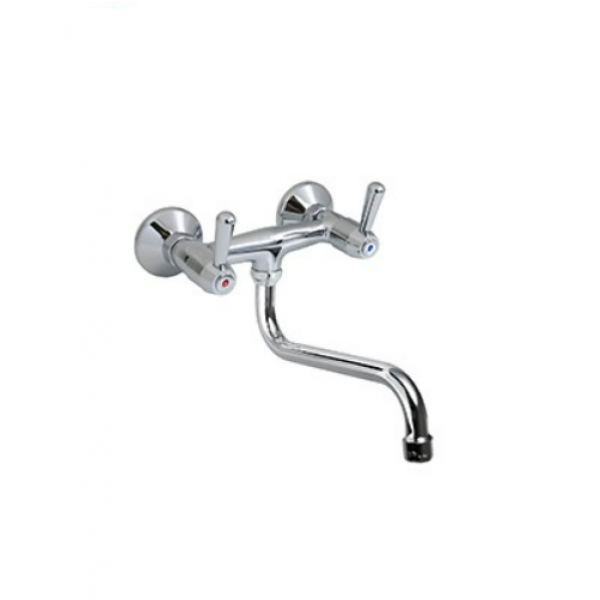 Two holes wall mounted tap - swinging spout "S" L30cm MNL Model R0102010222