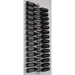 Neutral classic wine bottles display Bottles capacity 28 Transparent Model Plex150