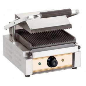 Electric cast iron panini grill Striped Kar Model PGR1-WT Power W 1800