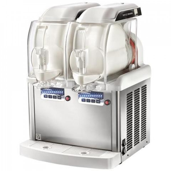 Soft Ice Cream Machine SM N. 2 Tubs Model GT2 PUSH