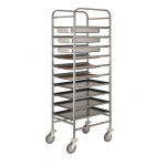 Tray and tray holder trolley Model CA1650