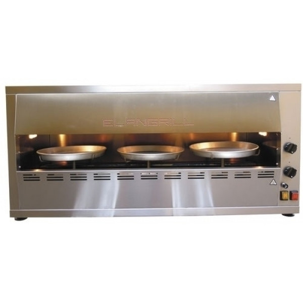 Electric pizza oven ENG n. 3 plates diameter 300 mm n. 3 motors for flat supports Model PRG3E