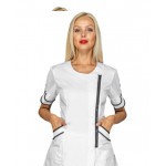 Woman Babilonia blouse SHORT SLEEVE 65% Polyester 35% Cotton WHITE Avaible in different sizes
