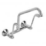 Two holes wall mounted tap - swinging "C" spout L25cm MNL Model R0102010246