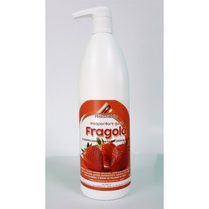 Flavoured syrup STRAWBERRY concentrated for slushes Bottles of gr.1000 in cartons of 6 bottles Model 856