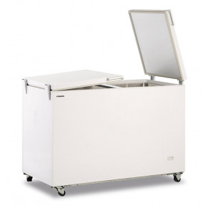Static chest freezer with flip-flop lids Model FR400FLP