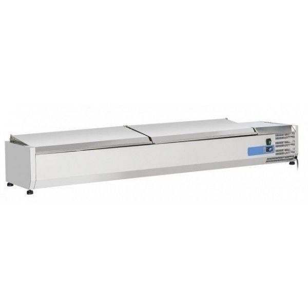 Refrigerated ingredients display case Model VRX18/33SS stainless steel Compatible with containers 8 x GN 1/4