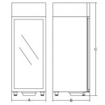 Seasoning meat cabinet Modello KAIROS Electronic control of humidity, temperature and curing times at various levels