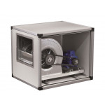 Encased two-speed centrifugal fan in stainless steel Model ECTD 9/9 A2 Capacity 2000/1317 m³/h