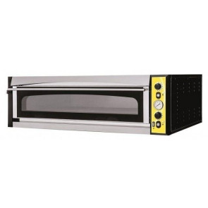 Electric mechanical pizza oven PF 1 cooking chamber Glass door N. Pizzas 9 (Ø cm 35) Model ENDOR 9 GLASS