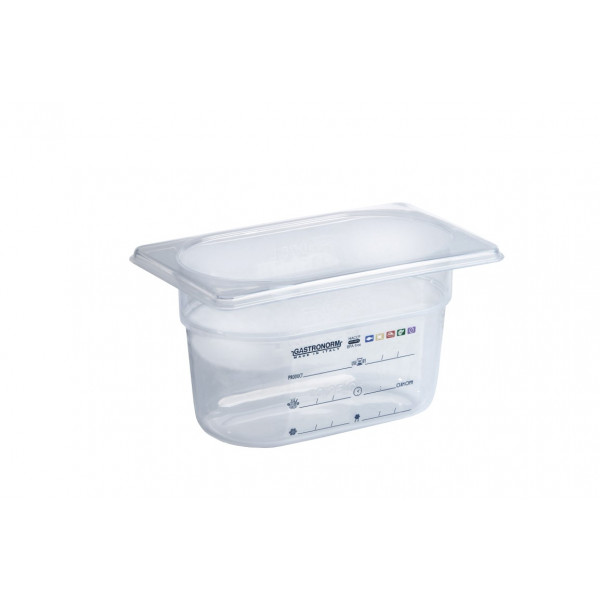 Polypropylene gastronorm container IML HACCP 1/9 Model PPIML19065