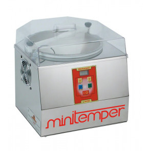 Countertop stainless steel tempering machine AISI 304 PAVONI Model MINITEMPER