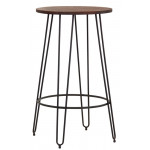 Indoor table TESR Powder coated metal frame, wood top. Model 1784-MT14