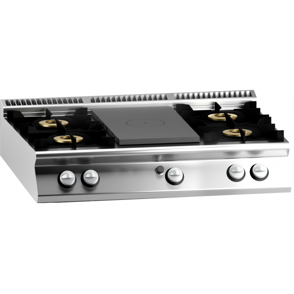 Gas solid top+4 burners MDLR Model CL70120TPPCG2BT