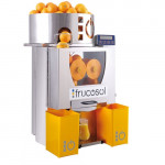 Stainless steel professional automatic juicer Frucosol with digital oranges counter F50AC Production 20-25 oranges per minute Max. ø 80 mm N. 2 waste storage containers